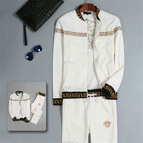 survetement versace homme blanc|Versace pour homme signature by.